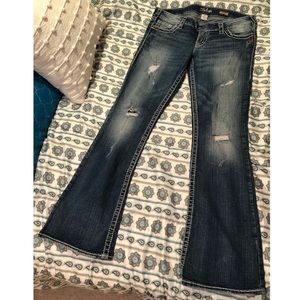 Silver Jeans Low-rise Tuesday Jeans